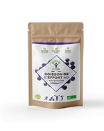 Sachet de boisson de l'effort 400 g Bioptimal présenté sur fond blanc