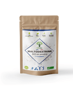 Sachet de Maltodexrrine 400g Bioptimal présenté sur fond blanc