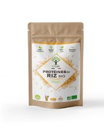 protéine riz bioptimal 80% sans sucre 100% vegan source de fibres