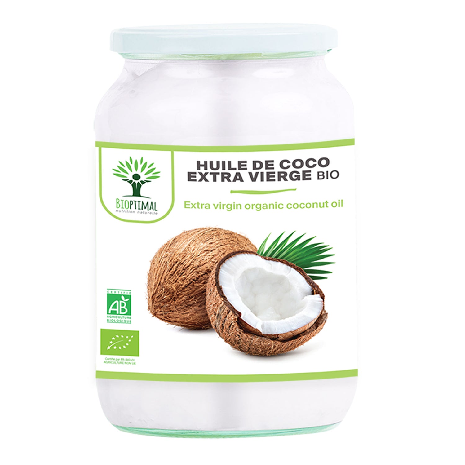 Huile de coco extra vierge bio -  Bioptimal