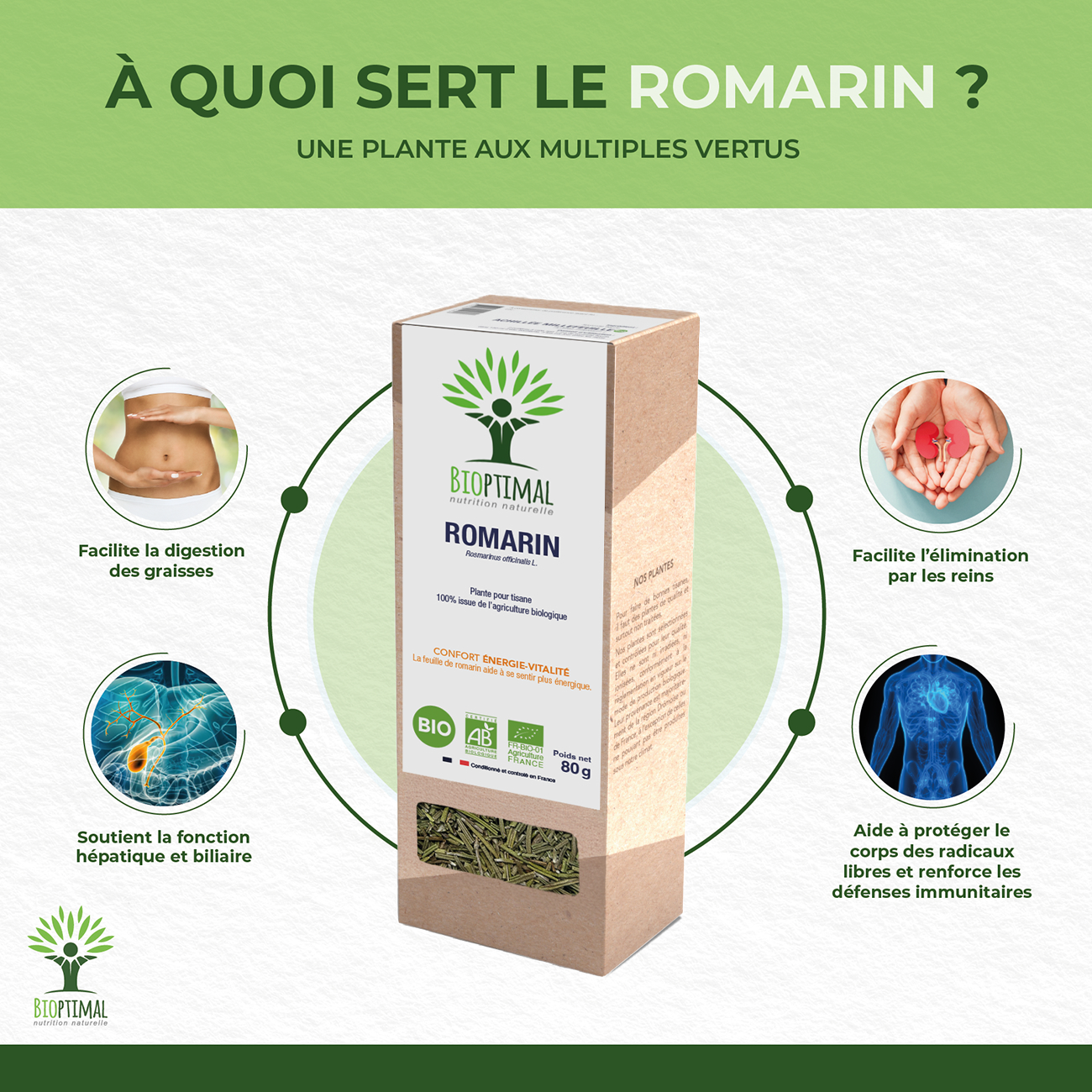 Romarin bio - Bioptimal