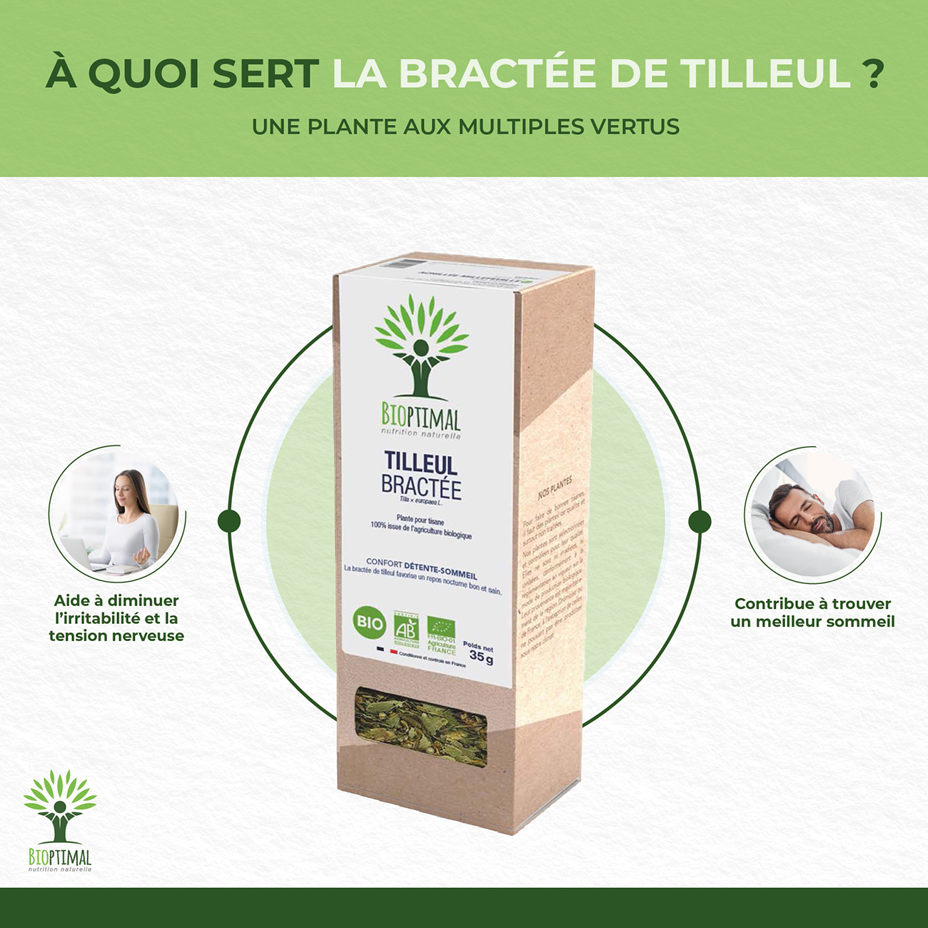 Tilleul bractée bio - Bioptimal