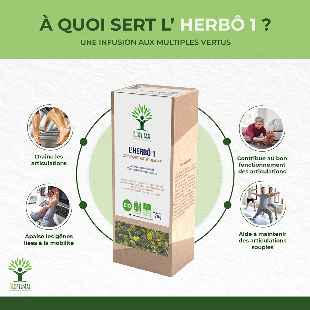 L'herbô 1 confort articulaire -  Bioptimal