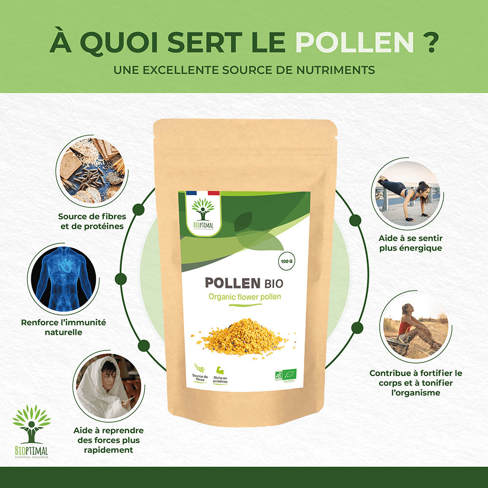 Pollen bio graine -  Bioptimal