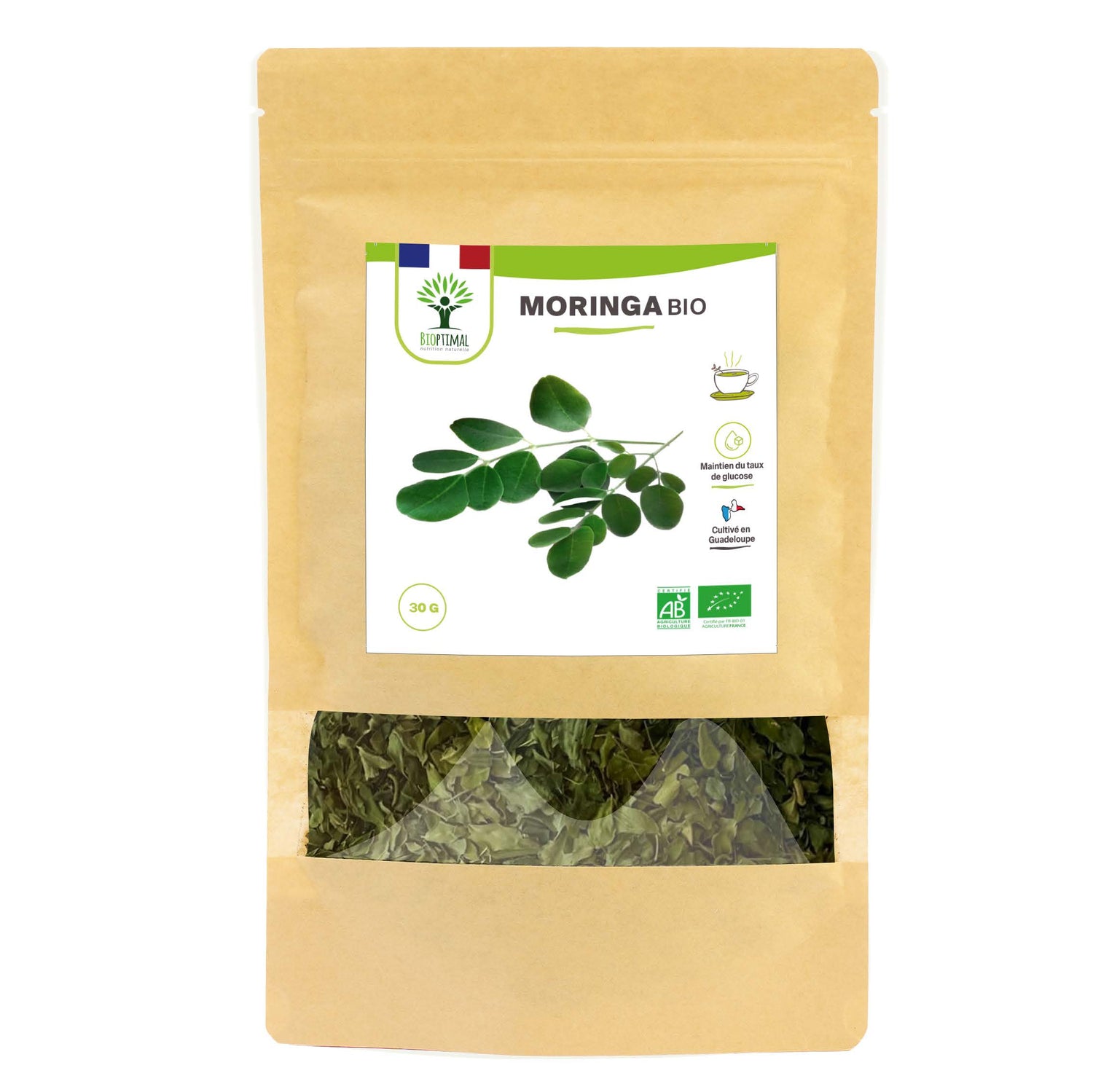 Feuilles de moringa bio -  Bioptimal
