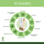 Nos Engagement pour infusion Sureau: 100% Vegan, Sans OGM, Certifié bio par Ecocert, Sans additifs, Déposé auprès de la DGCCRF, Contrôlé en France, Conditionné en France, PME Française, Sans gluten, Garantie satisfait ou remboursé.