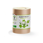 Complément alimentaire aubépine bio Bioptimal présenté en boîte sur fond blanc