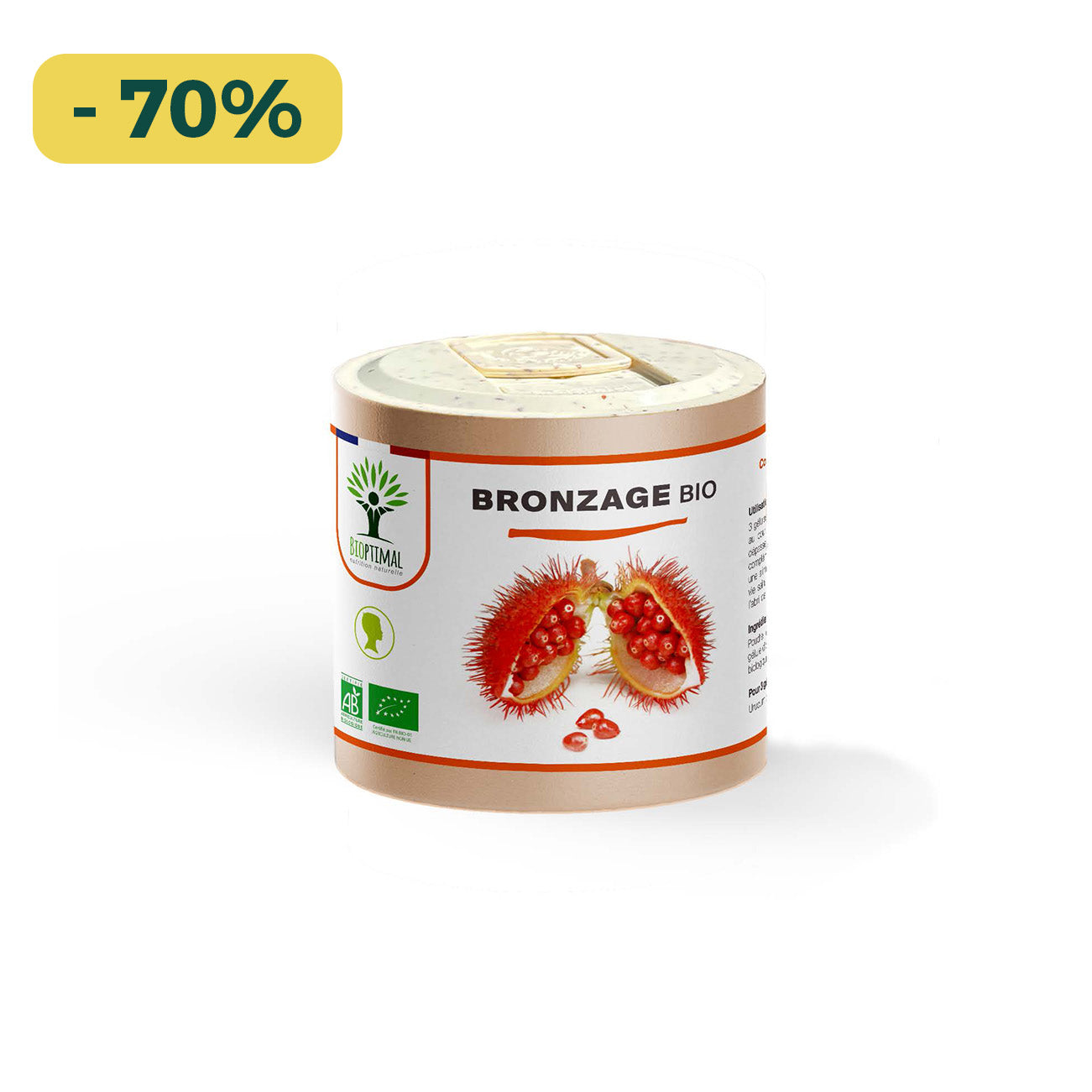 Bronzage bio gélules - Bioptimal