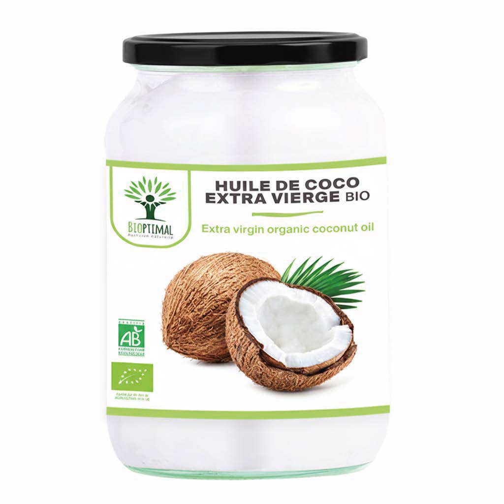 Huile de coco extra vierge bio -  Bioptimal