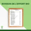 Boisson de l'Effort Bio en Poudre - Boisson énergisante pour le sport - Myrtille Miel Maltodextrine Sodium - Conditionné en France - Certifié Ecocert