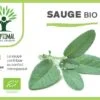 Sauge bio Bioptimal Complément alimentaire Gélules Ménopause Bouffées de Chaleur Règles Douloureuses Digestion Made in France Certifié par Ecocert