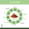 Levure de riz rouge bio - Monacoline K Naturelle - Complément alimentaire - Cure de 2 mois - Fabriqué en France - Certifié par Ecocert