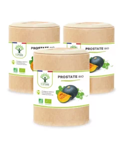 Prostate Bio - Complément alimentaire - Courge Armoise Boldo - Protection & Confort Urinaire Homme - Fabriqué en France - Certifié Ecocert - Vegan