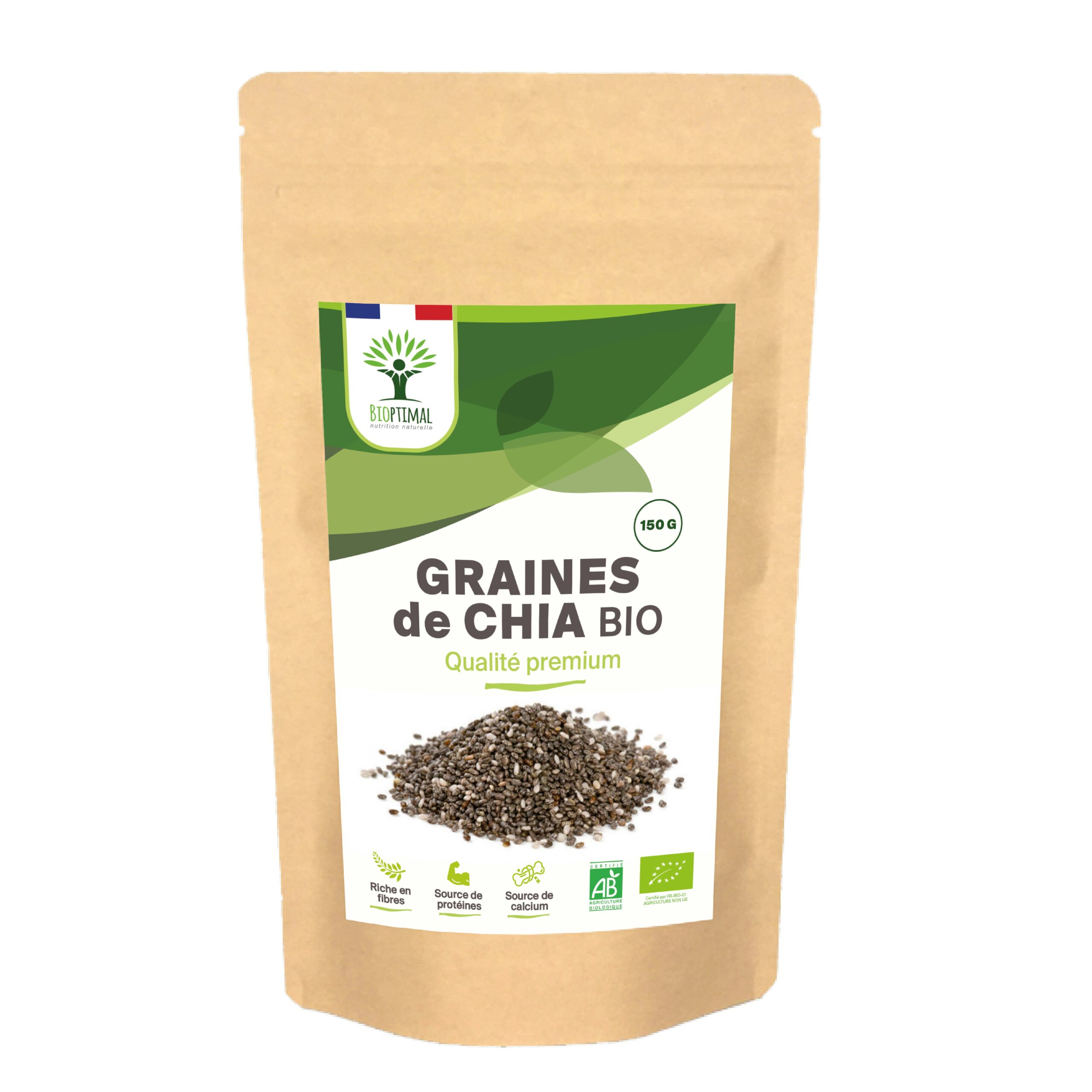 Graines de Chia Bio - 7 Saveurs - Produits Bio en vrac - Graines Bio