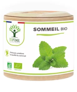 Sommeil Bio - Complément alimentaire - 4 Plantes pour Dormir - Détente Relaxation Endormissement - Fabriqué en France - Certifié Ecocert - Vegan