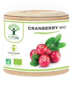 Cranberry canneberge bio en gélule compléments alimentaires infections confort urinaire France