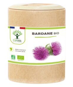 Bardane bio en gélule complément alimentaire peau grasse Acné Psoriasis Eczéma France