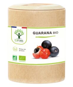 Guarana bio Complément alimentaire Gélules Minceur Brûle de graisse Ventre plat Coupe faim Caféine Énergie Made in France Certifié par Ecocert
