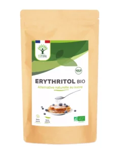 Erythritol Bio - Zéro Sucre Zéro Calorie - Poudre d'erythritol - Fort Pouvoir Sucrant - Alternative Naturelle - Pâtisserie - Conditionné en France