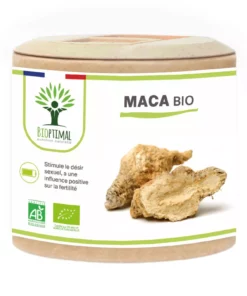 Maca Bio - Complément alimentaire - Énergie Aphrodisiaque Fertilité - 100% Racine de maca en poudre - Origine Pérou - Conditionné en France - Certifié Ecocert - Vegan