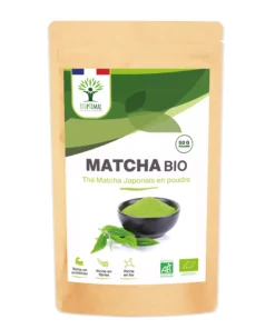 Matcha Bio - Thé Matcha Japonais en Poudre - Colorant Alimentaire Vert - Cuisine Infusion - Origine Japon - Conditionné en France - Certifié Ecocert
