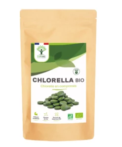 Chlorella Bio - Complément Alimentaire - Protéines Vitamine B12 - Poudre Chlorelle Pure - Comprimés - Conditionné en France- Certifié Ecocert - Vegan
