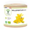 Millepertuis Bio - Complément alimentaire - Sommeil Relaxation - Hypericine - 190mg/gélules - Fabriqué en France - Certifié Ecocert - Capsules Vegan
