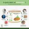 Fenugrec Bio - Complément alimentaire - Appétit Lactation Glycémie Cholestérol - Graines de fenugrec en poudre - Fabriqué en France - Certifié Ecocert