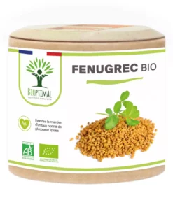 Fenugrec Bio - Complément alimentaire - Appétit Lactation Glycémie Cholestérol - Graines de fenugrec en poudre - Fabriqué en France - Certifié Ecocert
