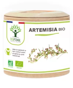 Artémisia Bio - Complément alimentaire - 100% Armoise en Poudre - Appétit Cycle Menstruel Santé rénale - Fabriqué en France - Certifié Ecocert - Vegan