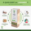 Lavande - Infusion Bio - Relaxation Sommeil Digestion - Sans arômes ajoutés - 100% Fleur de lavande - Conditionné en France - Certifié Ecocert