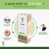Thé vert - Infusion bio - Perte de poids Minceur - 100% feuille de thé vert - Conditionné en France - Certifié bio par Ecocert