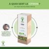 Citron - Infusion Bio - Santé Respiratoire - A un effet apaisant sur la gorge - 100% Ecorce de citron Pure - Conditionné en France - Certifié par Ecocert