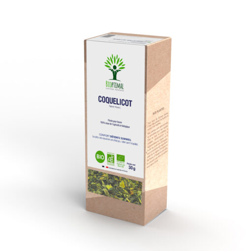 Coquelicot - Infusion Bio - Sommeil Relaxation Détente Endormissement - 100% Fleur de coquelicot Pure - Conditionné en France