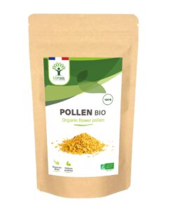 Pollen Bio - Superaliment - Immunité Vitalité Énergie - 100% Pollen de fleurs Pur - Qualité Premium - Conditionné en France - Certifié par Ecocert