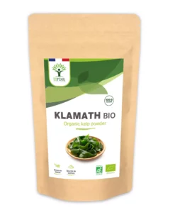 Klamath Bio en Poudre - Kelp - Algues de mer - Perte de Poids Digestion Beauté Peau, Ongles et Cheveux - Conditionné en France - Certifié par Ecocert